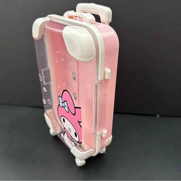Sanrio pink petit suitcase My Melody 7” H x 4” W x 2” D - Picture 4 of 8